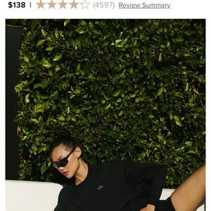 ALO Yoga Classic Black Hoodie